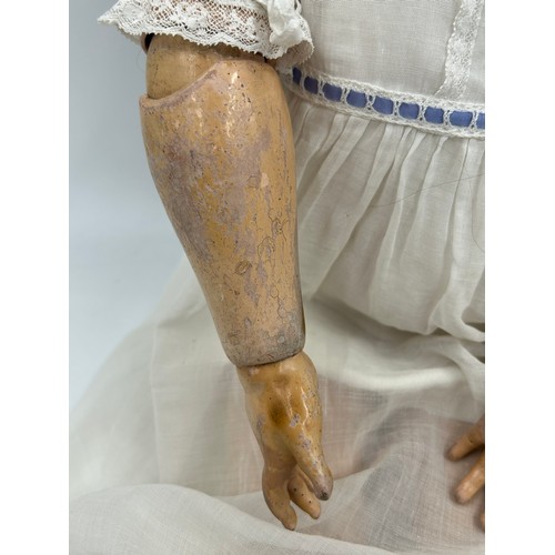 1113 - An Alt, Beck & Gottschalk 1362 Bisque Headed Doll with composition body and jointed limbs, weighted ... 