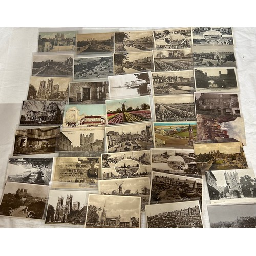 919 - A large collection of topographic and real photo Postcards in 2 x wooden boxes. Box A containing 420... 