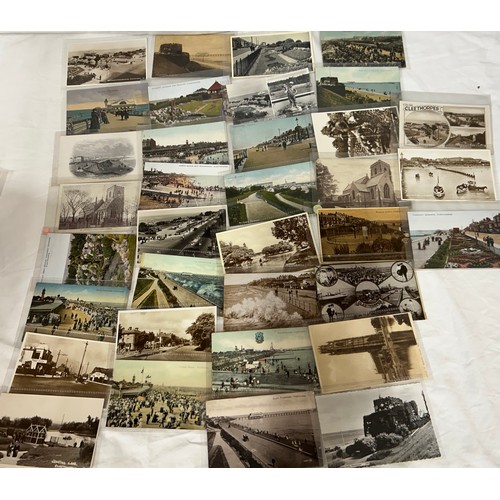 919 - A large collection of topographic and real photo Postcards in 2 x wooden boxes. Box A containing 420... 