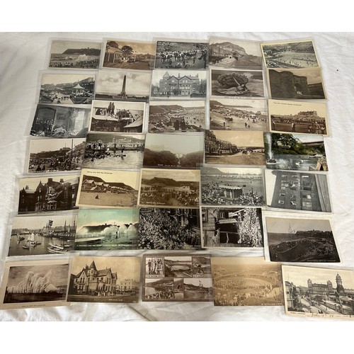 920 - A very large collection of 1000+ Postcards in a suitcase, topographic, real photos, social history, ... 