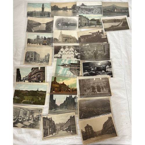 920 - A very large collection of 1000+ Postcards in a suitcase, topographic, real photos, social history, ... 