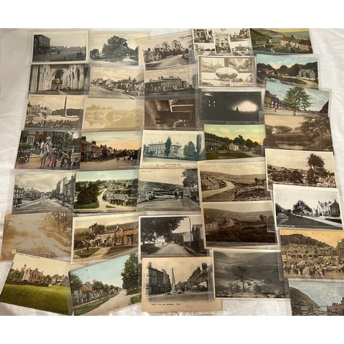 920 - A very large collection of 1000+ Postcards in a suitcase, topographic, real photos, social history, ... 