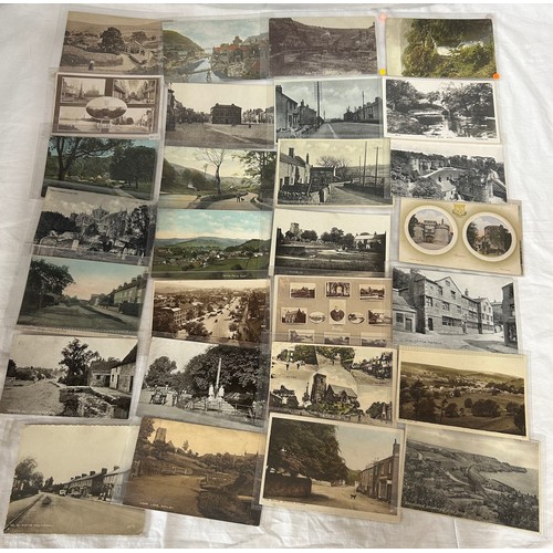 920 - A very large collection of 1000+ Postcards in a suitcase, topographic, real photos, social history, ... 