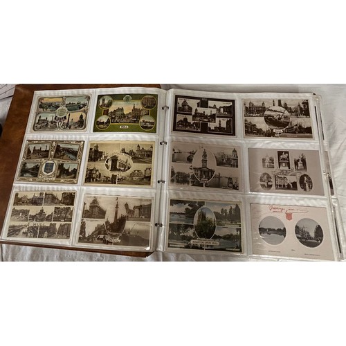 921 - An album of 340+ Postcards of Kingston upon Hull street scenes, topographic and real photographs mai... 