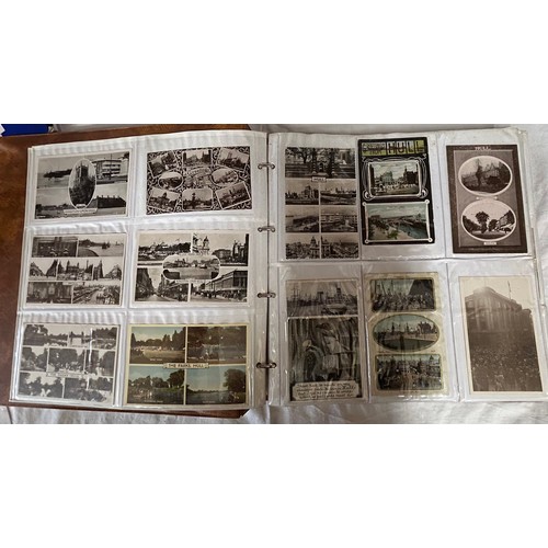 921 - An album of 340+ Postcards of Kingston upon Hull street scenes, topographic and real photographs mai... 