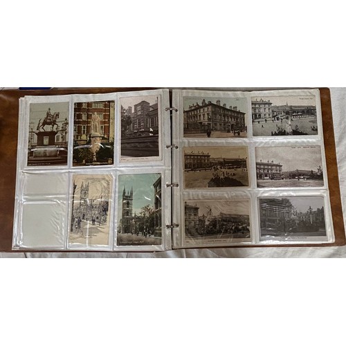 921 - An album of 340+ Postcards of Kingston upon Hull street scenes, topographic and real photographs mai... 