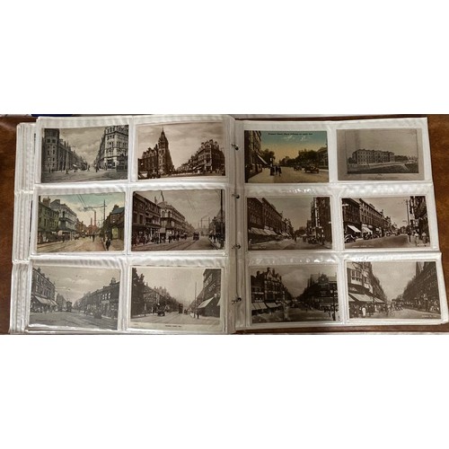 921 - An album of 340+ Postcards of Kingston upon Hull street scenes, topographic and real photographs mai... 