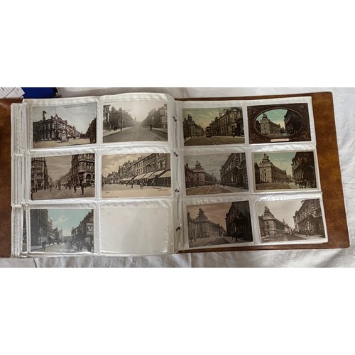 921 - An album of 340+ Postcards of Kingston upon Hull street scenes, topographic and real photographs mai... 