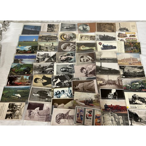 924 - A large collection of topographic and real photo Postcards in 2 x wooden boxes. Box 1 containing 420... 