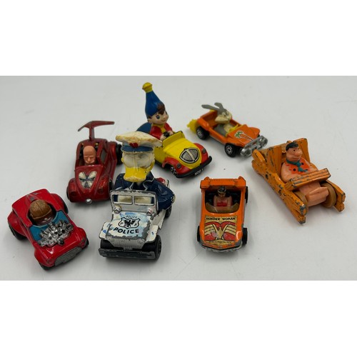 1115 - A collection Corgi, Matchbox and other vehicles to include Charbens Salco Mickey Mouse Fire Truck, C... 