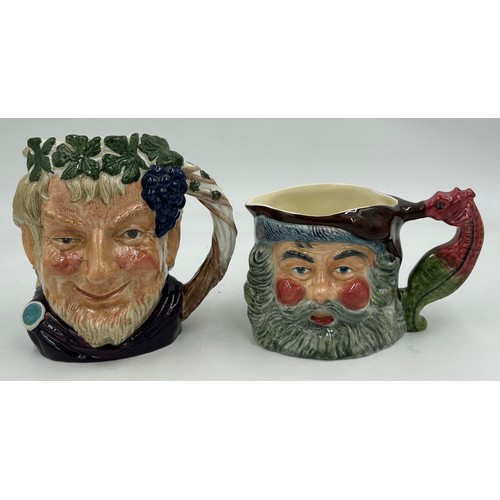 426 - A collection of Toby Jugs to include Royal Doulton Alfred Hitchcock D6987, Charles Dickens D6939, Ba... 