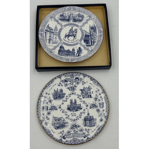 427 - A large quantity of Ringtons Tea china to include willow pattern coffee pot, teapot, jug with lid, s... 