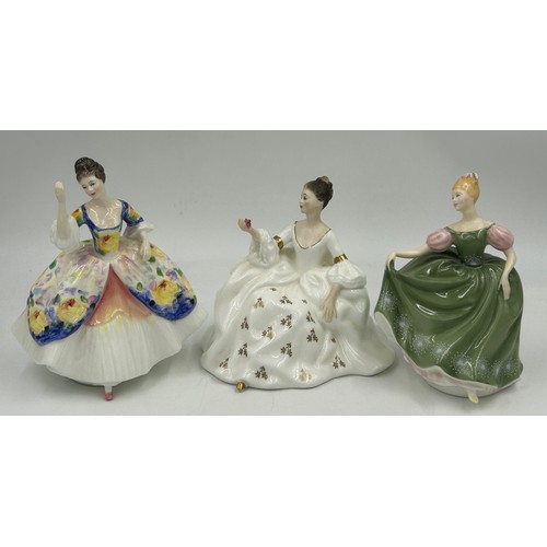 429 - A collection of 19 x Royal Doulton figurines to include Fair Lady HN2193, Diana HN2468, Ninette HN23... 