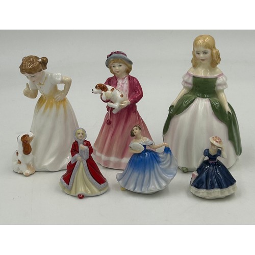 429 - A collection of 19 x Royal Doulton figurines to include Fair Lady HN2193, Diana HN2468, Ninette HN23... 