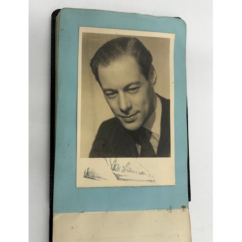 926 - An Autograph Book dated 1943 in the name of George William Dick containing handwritten autographs, p... 