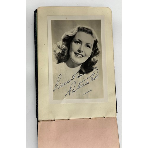 926 - An Autograph Book dated 1943 in the name of George William Dick containing handwritten autographs, p... 