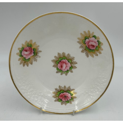 185 - A group of early 19th century Spode hand-painted Felspar Porcelain floral plates and dishes, c. 1820... 