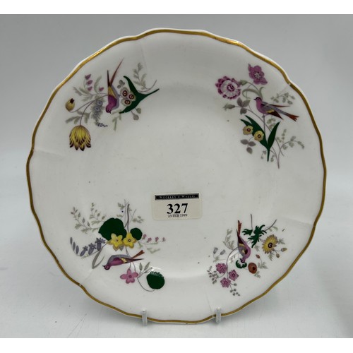 191 - A group of early 19th century Spode hand-painted porcelain floral design plates and dishes, c. 1820.... 