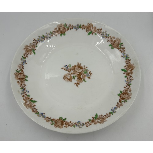 191 - A group of early 19th century Spode hand-painted porcelain floral design plates and dishes, c. 1820.... 