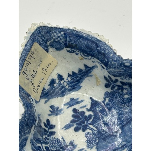 202 - A group of early 19th century transfer printed wares, c. 1800-20. To include a Spode Forest Landscap... 