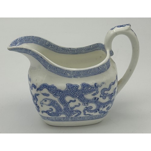 209 - A group of 19th century blue and white transfer printed Spode wares, c. 1820-50. Including a Country... 