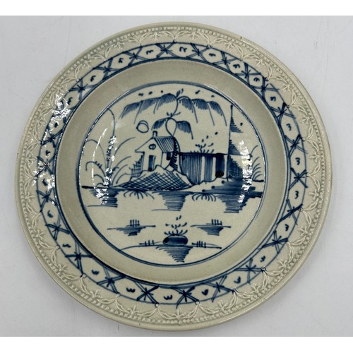 234 - A group of early 19th century pearlware, stone ware and creamware plates, c. 1810-20. To include: th... 