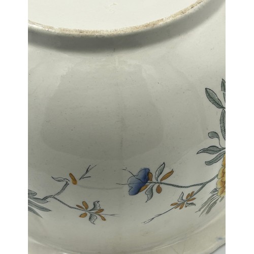 249 - An early 19th century Spode transfer printed and hand painted Tumbledown Dick chamber pot, c. 1825. ... 