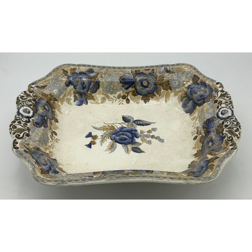 263 - A group of early 19th century transfer printed and hand-painted Spode wares, c. 1810-20. To include:... 