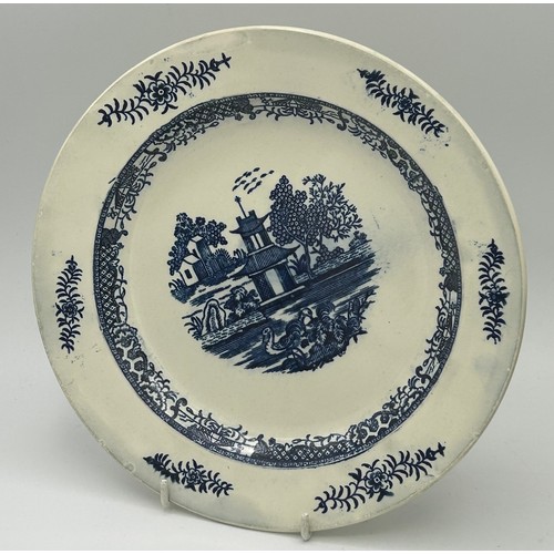 271 - A group of early 19th century blue and white transfer printed plates, c. 1810-20. To include Bovey T... 