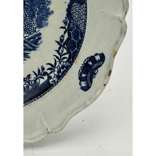 271 - A group of early 19th century blue and white transfer printed plates, c. 1810-20. To include Bovey T... 