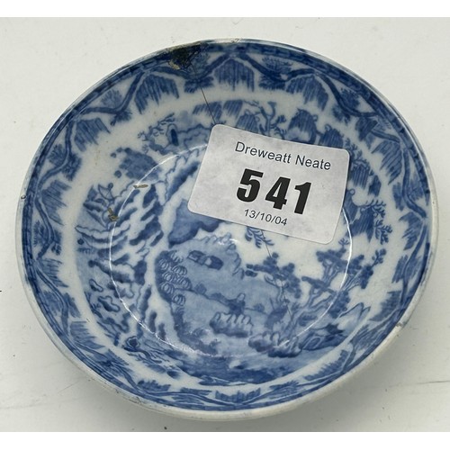 284 - A mixed lot of mainly 18th and19th century ceramics. To include: a tin glazed delft plate, a Chinese... 