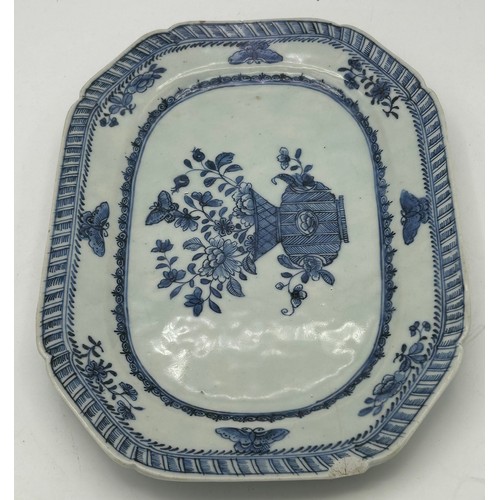 284 - A mixed lot of mainly 18th and19th century ceramics. To include: a tin glazed delft plate, a Chinese... 