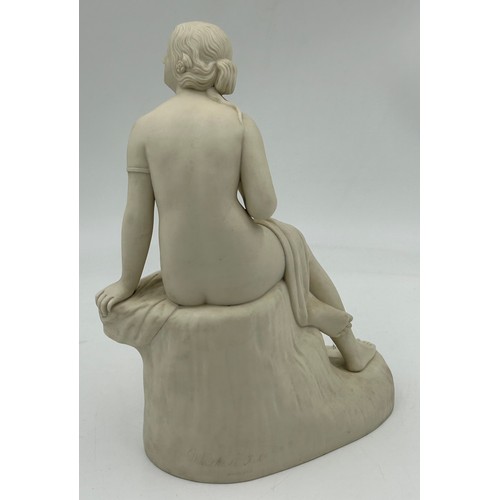 325 - Copeland Parian ware figure of Sabrina impressed with Marshall Fect measuring 31cm h.