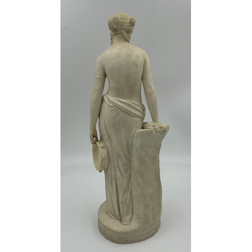 331 - Copeland Parian figure of 'The Dancing Girl' modelled by William Calder Marshall for the Art Union o... 