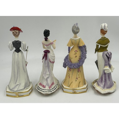 432 - Royal Worcester Victorian Series modelled by Ruth Esther Van Ruyckevelt including Madelaine, Elizabe... 