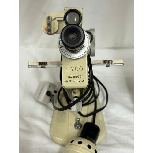 966 - Two Vintage Optical Lensometers to include a Topcon No.254742 and an EYCO No.6966 both made in Japan... 