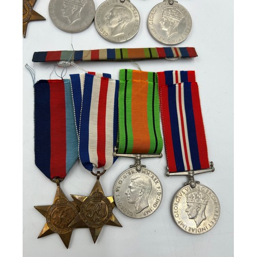 1015 - A collection of WW2 Medals and Ephemera to include 4 x 1939-45 Star, 4 x 1939-45 War Medal, 2 x Defe... 