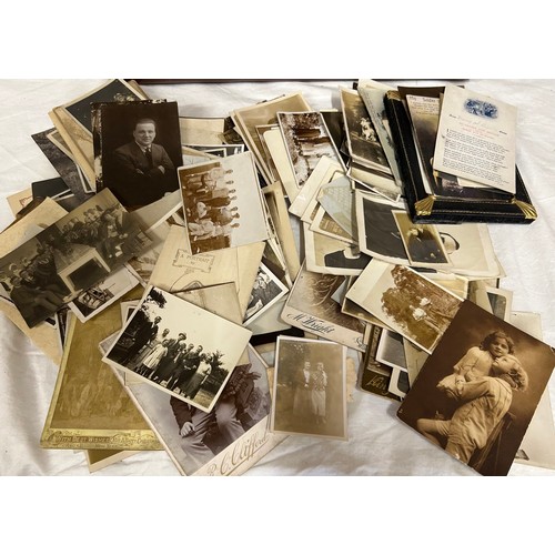 928 - A collection of Ephemera to include WW1 silk and embroidered postcards, war postcards and soldiers, ... 