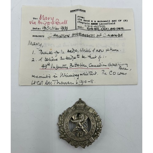 1017 - A collection of WW1 medals in relation to 420529 Pte James Johnson 16th Bn. Canadian Infantry (Manit... 