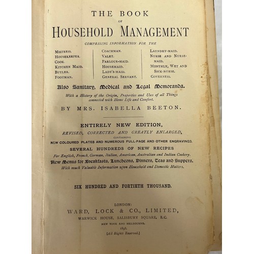 1048 - A collection of books to include The Adventures of Baron Munchausen with colour plates, Mrs Beeton's... 