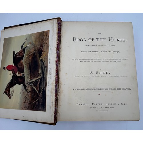 1050 - A selection of books to include Book of The Horse by S.Sidney (second edition), The Water Babies 190... 