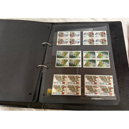 745 - An accumulation of World and GB stamps in 14 albums.
GB mainly 1980's mint in blocks and presentatio... 