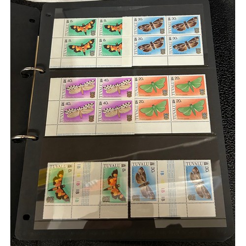 745 - An accumulation of World and GB stamps in 14 albums.
GB mainly 1980's mint in blocks and presentatio... 