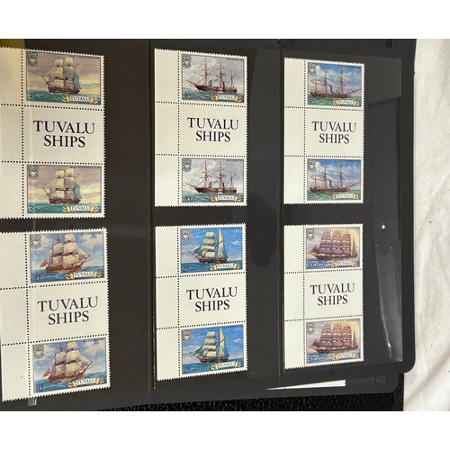 745 - An accumulation of World and GB stamps in 14 albums.
GB mainly 1980's mint in blocks and presentatio... 