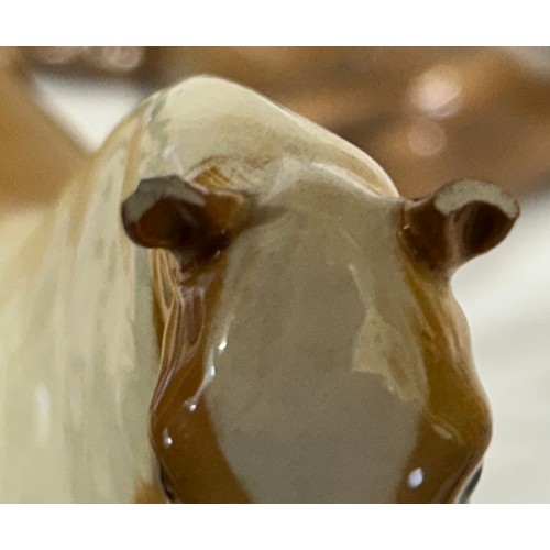 457 - Collection of Beswick to include Aberdeen Angus Bull with gold stamp No. 1562 to base and 6 x horses... 