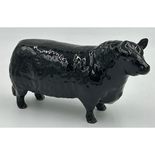 457 - Collection of Beswick to include Aberdeen Angus Bull with gold stamp No. 1562 to base and 6 x horses... 