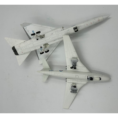 1129 - A collection of Corgi Aeroplanes to include B.O.A.C DH Comet, Vickers Valiant, Avro Vulcan, Vampire,... 