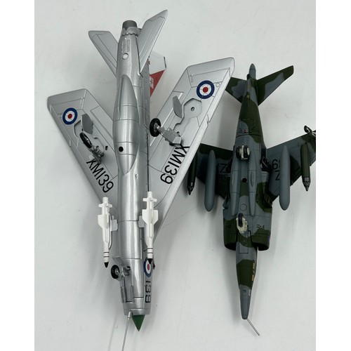 1130 - A collection of Corgi Aeroplanes to include Halifax, Canberra, Buccaneer, Lightning, Blenheim, Hurri... 