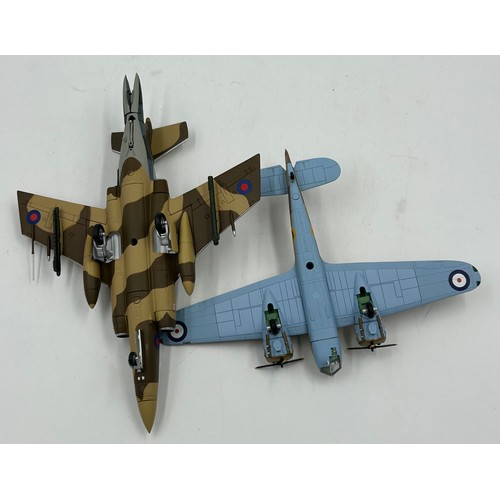 1130 - A collection of Corgi Aeroplanes to include Halifax, Canberra, Buccaneer, Lightning, Blenheim, Hurri... 