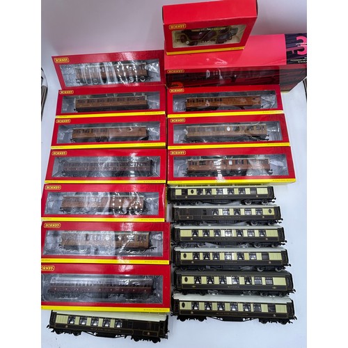 1157 - Hornby Railway Rolling Stock to include 14 boxed R4518A LNER Gresley Suburban 3rd Class Brake Coach ... 